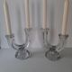 Paire de bougeoirs vintage