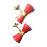 Appliques italiennes rouges