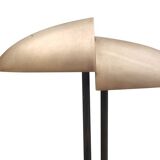 Set of 2 bronze table lamps