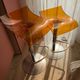 Pair of bar stools "pam crystal" - design by dondoli & pocci