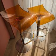 Paire de tabourets de bar "pam crystal" - design dondoli & pocci