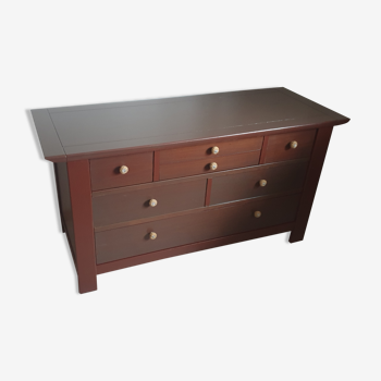 Solid wood chest of drawers