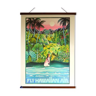 Affiche Fly Hawaiian Air