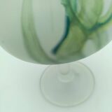 Glass paste vase. Signed JP Mateus 1996.
