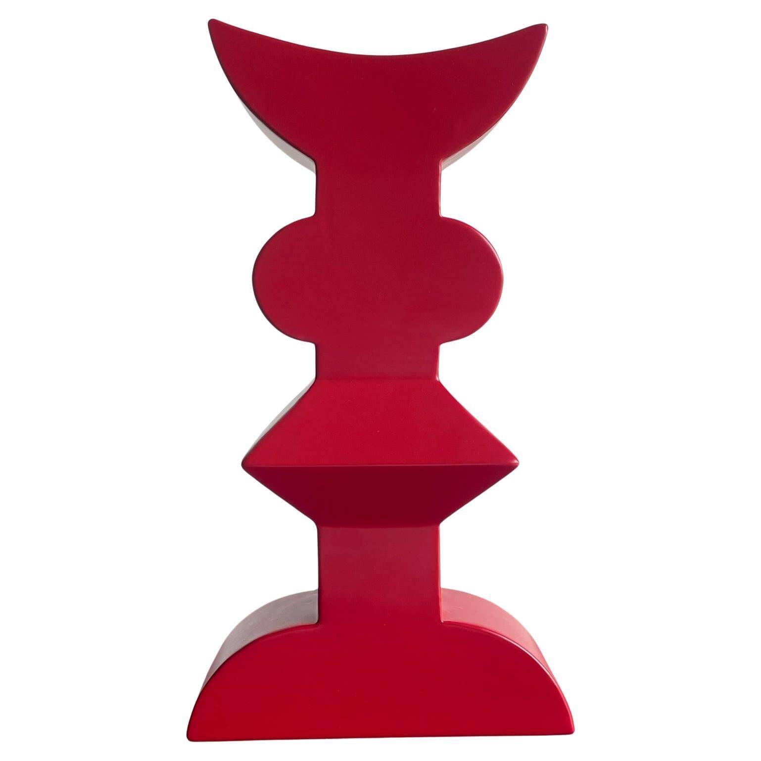 Vase en céramique de style Memphis « Totem » par Florio Keramia années 1990