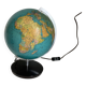 Globe vintage 1976 terrestre allemand (français) JRO Wechselbild - 34 cm