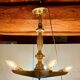 Lustre en étoile milieu XX siècle