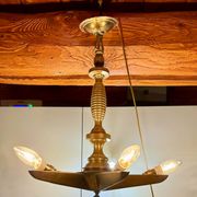 Lustre en étoile milieu XX siècle