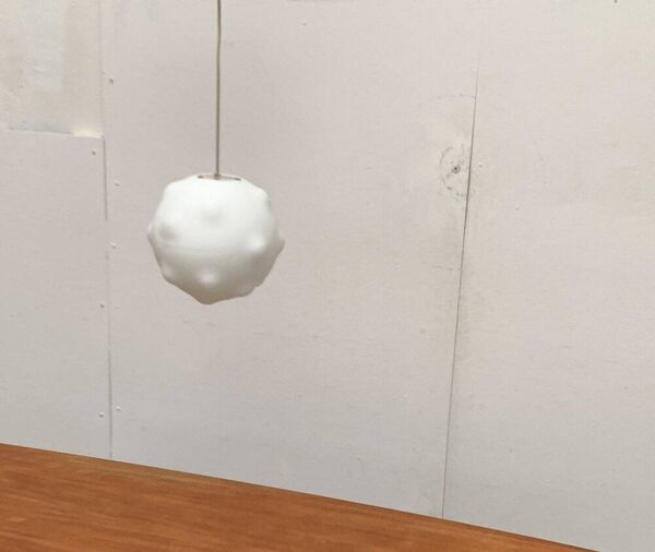 Suspension en verre Lampoon postmoderne par Aldo Cibic pour Foscarini