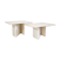 Paire de tables gigognes en travertin, Italie