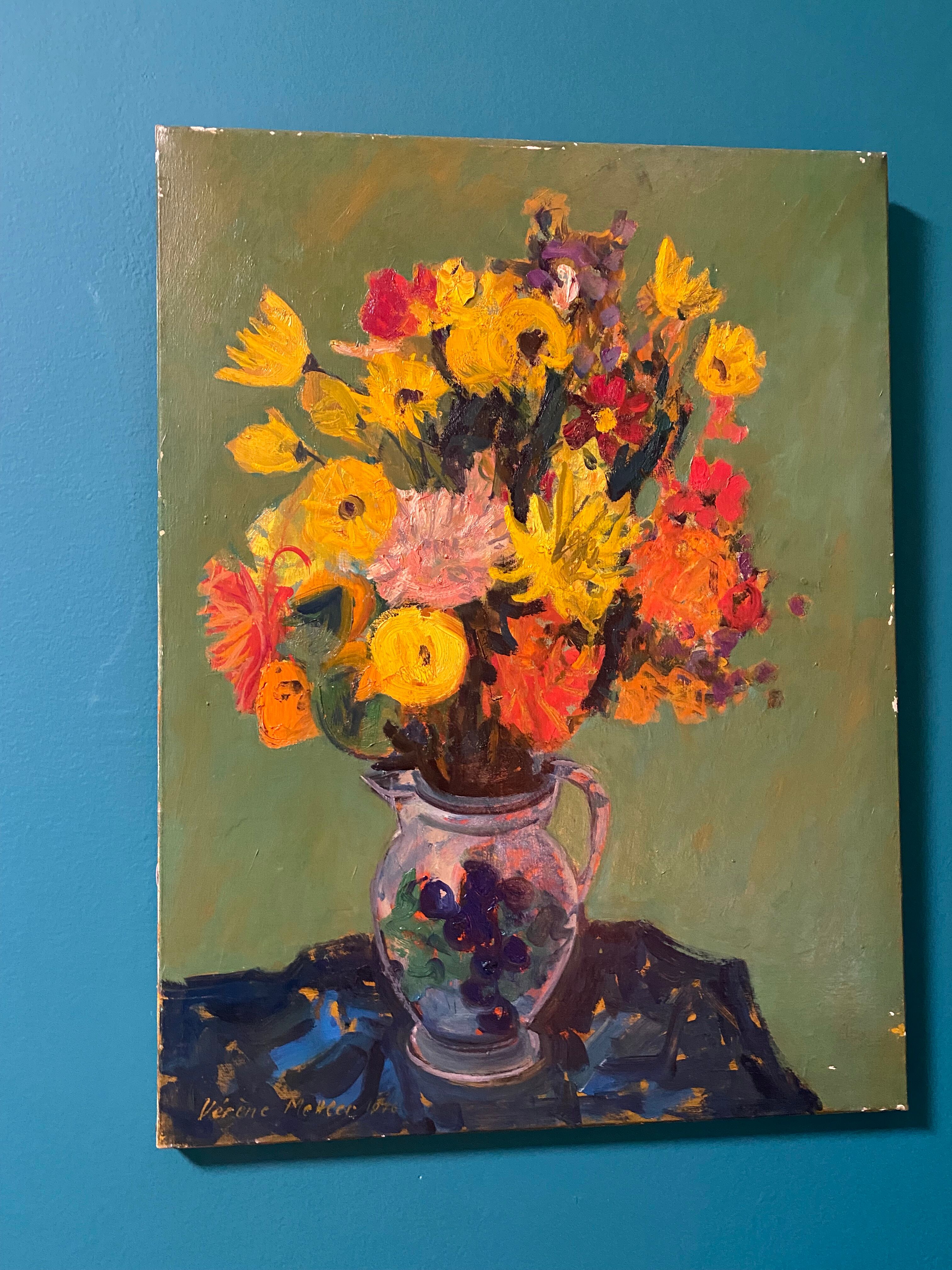 Table bouquet of flowers