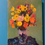 Table bouquet of flowers
