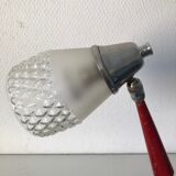 Desk lamp marble 30cm vintage 1950