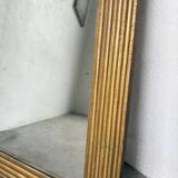 19th century rectangular gilded channel mirror