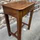 Guéridon selette console vintage louis philippe noyer 1950