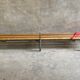Vintage kindergarten bench wood & metal lacquered