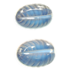 2 opalescent Tiffany pocket vases