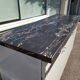 Buffet bahut de cuisine en formica marbre noir - vintage