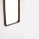 Vintage rectangular wooden mirror, Italy, 1960s.