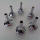 Chrome-Plated Candleholders by Quist, Germany, 1960s, Set of 6