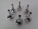 Chrome-Plated Candleholders by Quist, Germany, 1960s, Set of 6