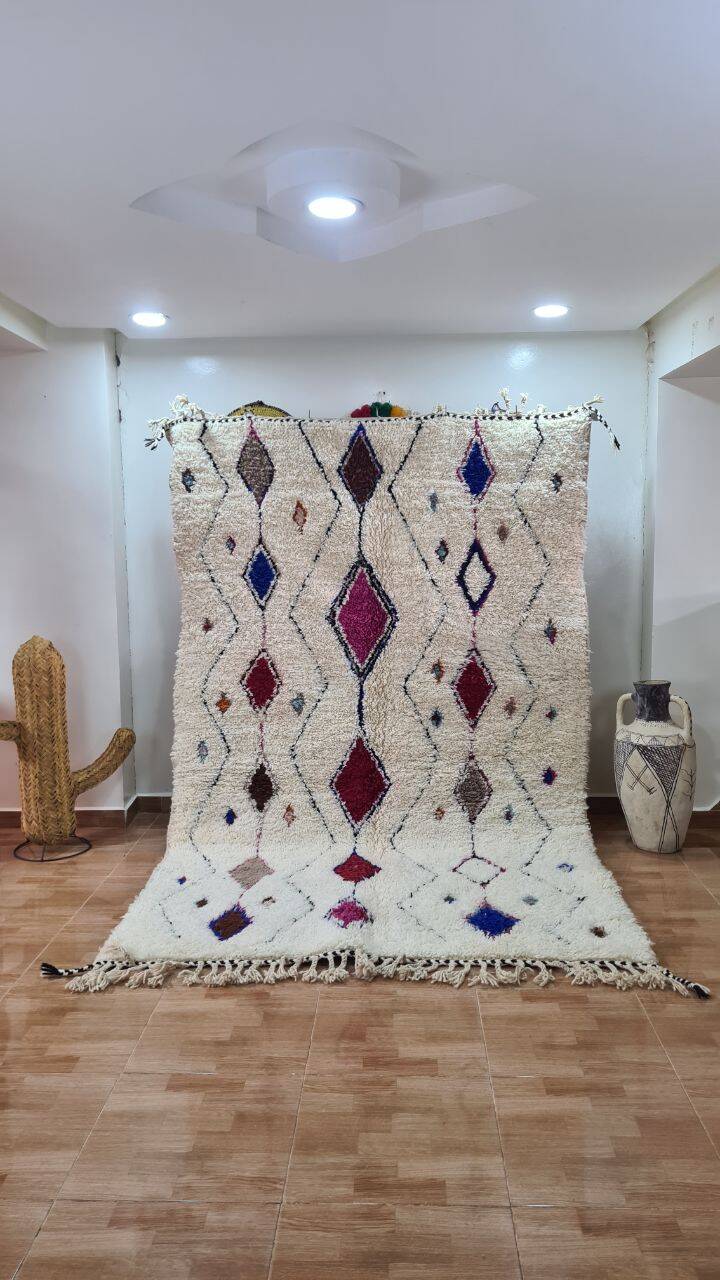 Handmade Beni Ouarain rug 250x150 cm