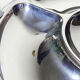 Large serving platter for hors d'oeuvres Jean Couzon in 18/10 stainless steel, 5 compartments.