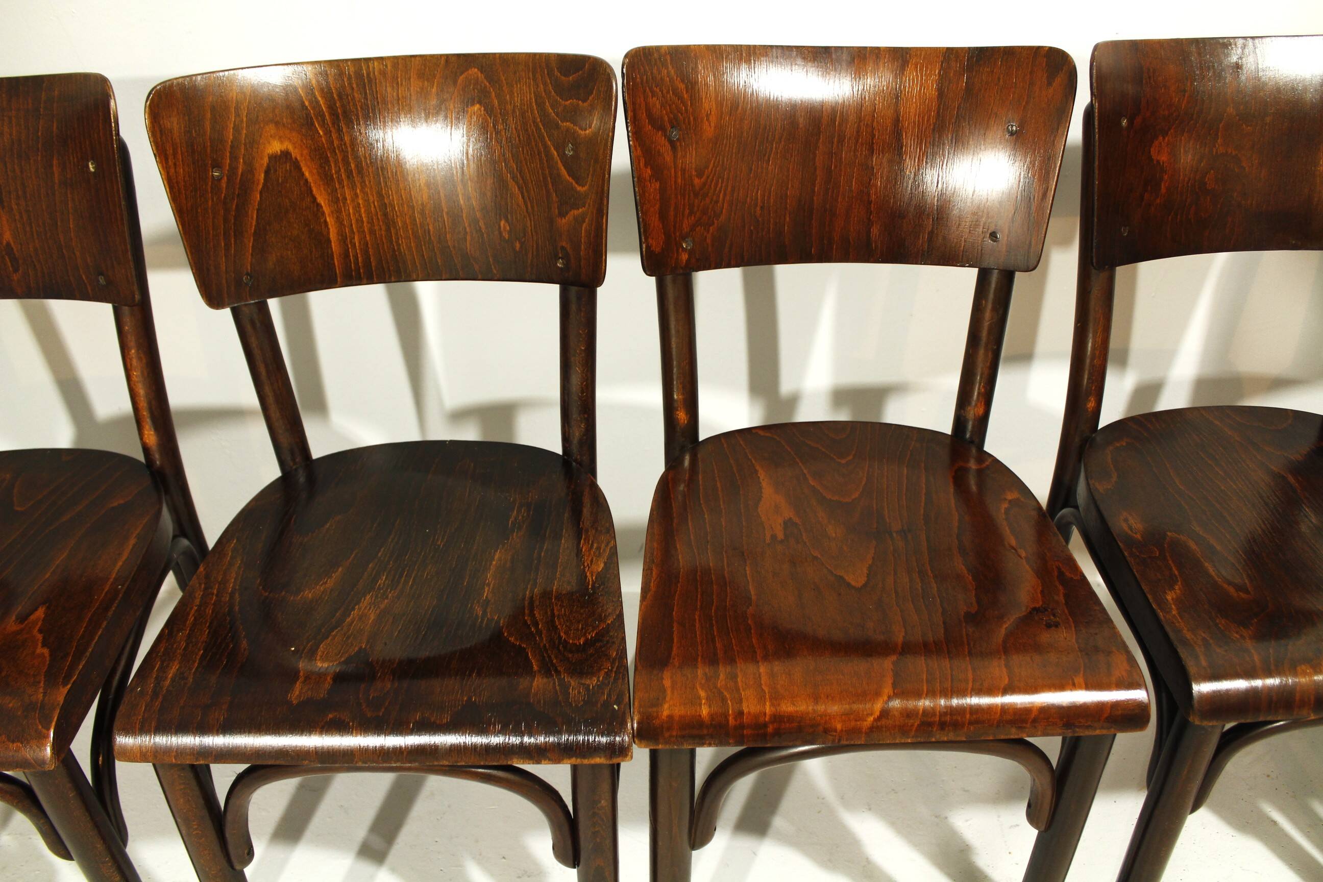 Pub Chairs from Thonet, 1930s, Set of 6, II