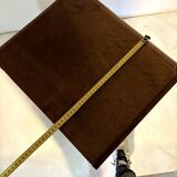 Antique bedside table in solid wood, turned base