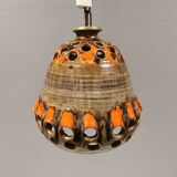 Ceramic hanging lamp, Danish from the 1970s.