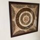 Vintage frame butterfly wings mosaic
