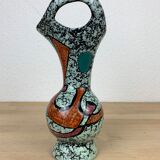 Ceramic vase 50s free form Vallauris Marius Bessonne