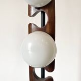 vintage Reggiani 3 opaline floor lamp, 1960