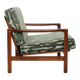 Vintage Armchair Green Cushions Classic Design