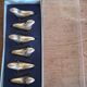 Vintage silver metal seal knife holder