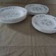 18 assiettes fleurs bleues veronica Arcopal vintage