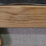 Swedish modern painting, Hanna Brundin, 1970s, oil on canvas, framed