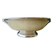 Fruit cup or centerpiece on silver metal shower pird Gadroon décor
