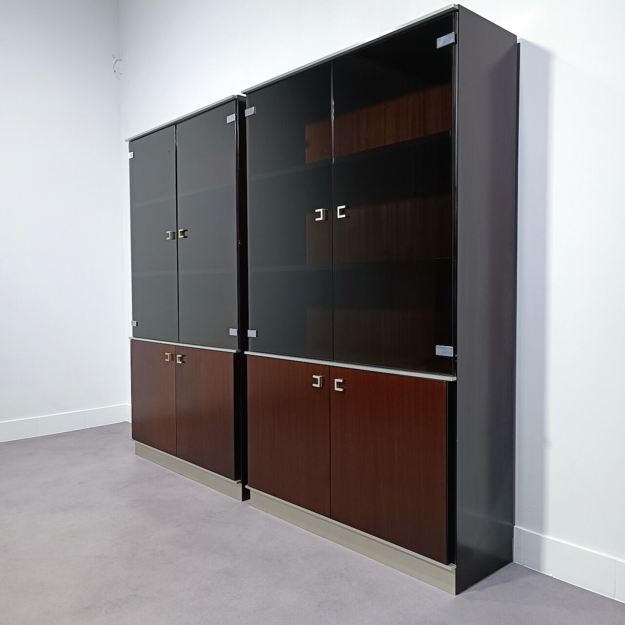 Pair abbondinterni bookcases