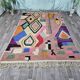 Unique Moroccan rug made of natural wool, 2.5x1.5 m.