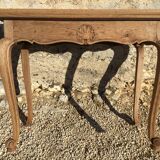 Console making Louis XV style game table in oak