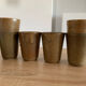 Lot 6 cups in gres digoin