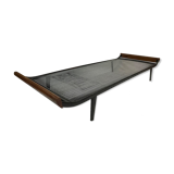 Vintage meridian Auping Cleopatra metal teak design by Dick Cordemeyer