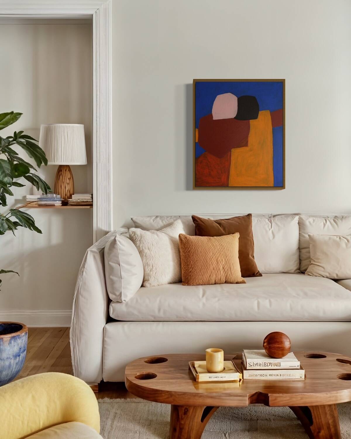 Figurative painting "come closer" by Bodasca