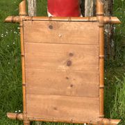 Large format for this type of faux bamboo mirror 70 cm.