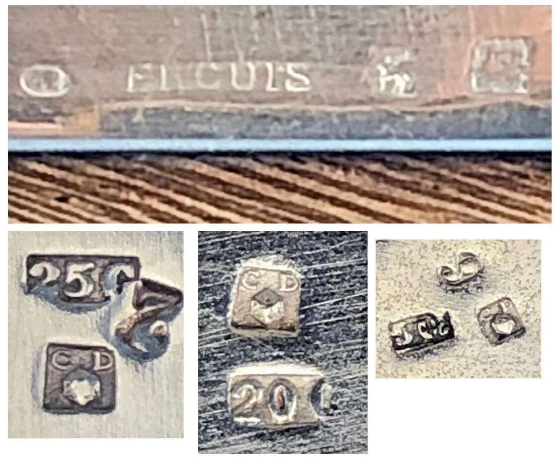 Ercuis silver-plated tea service Art Deco