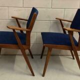 Two mid century armchairs