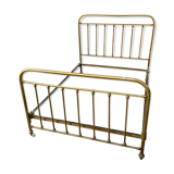 2-seater brass bed