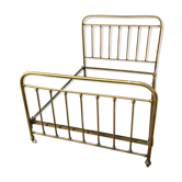 2-seater brass bed