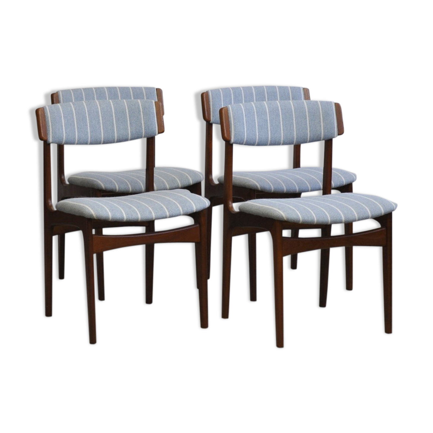 Set of 4 chairs by T.S.M in Denmark in the 1970